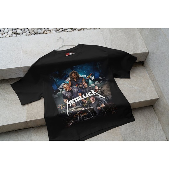 Band rock T-shirt | Vintage T-Shirt | Classic Rock Music Tee | Metal Shirt - Picture 5 of 10